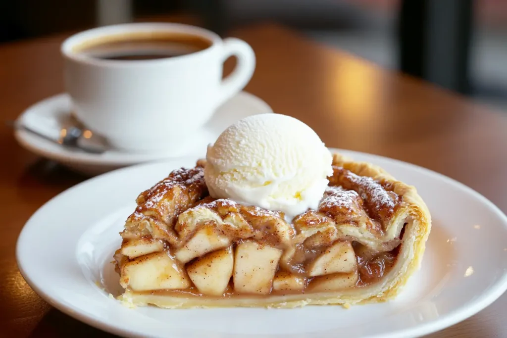 Serving and Pairing your Cinnamon Roll Apple Pie 