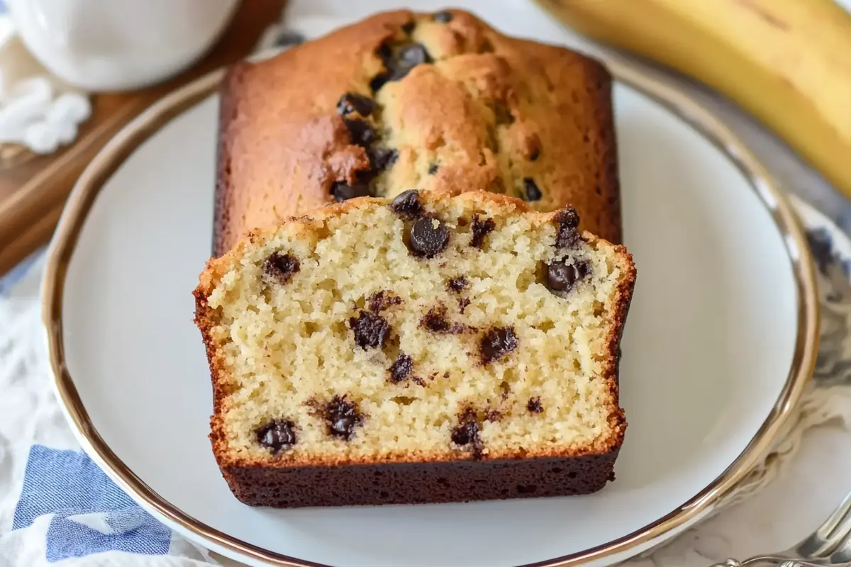 4 ingredient banana bread