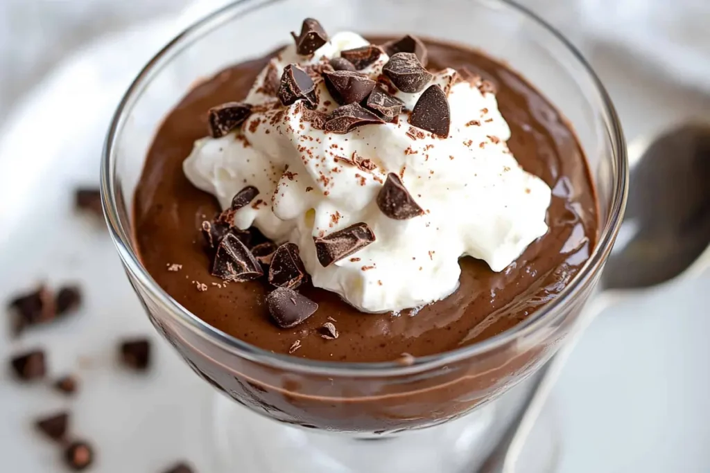 Healthy Chocolate Avocado Pudding