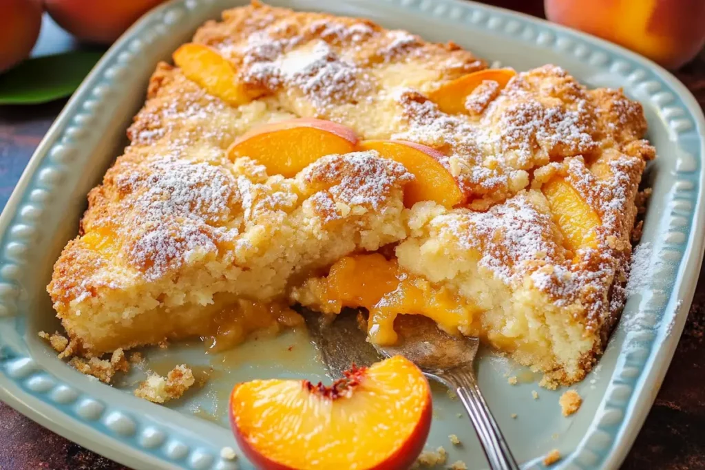 peach cobbler recipe with cake mix