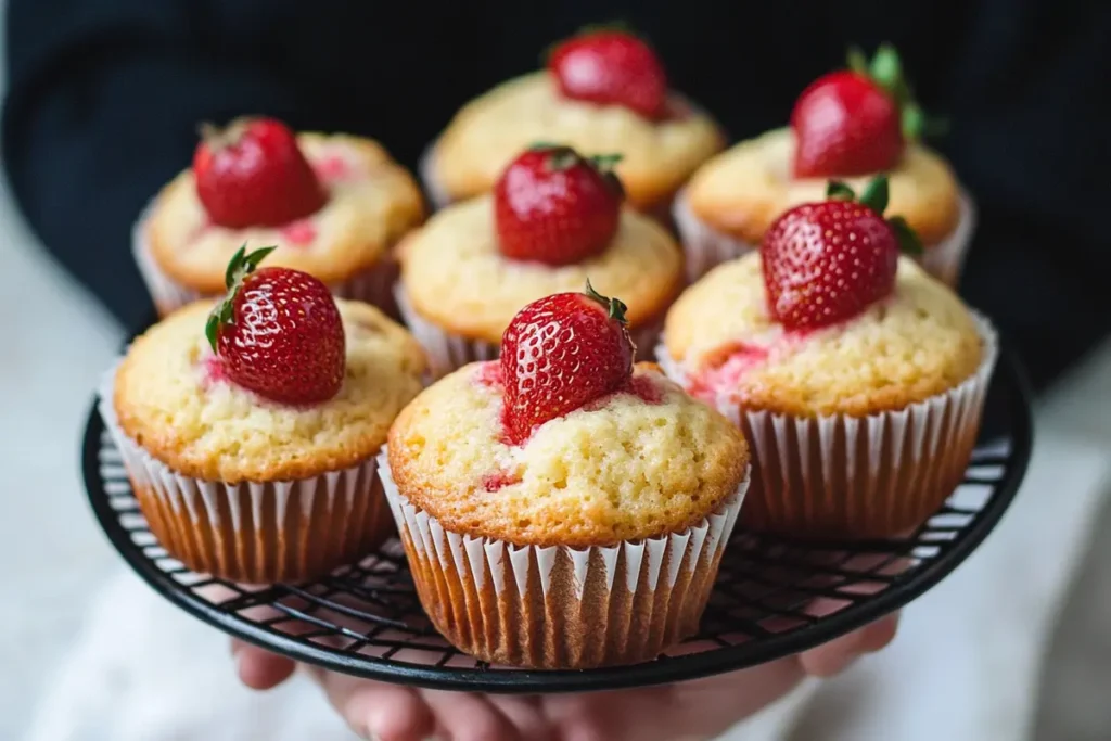 Strawberry cake is perfect.