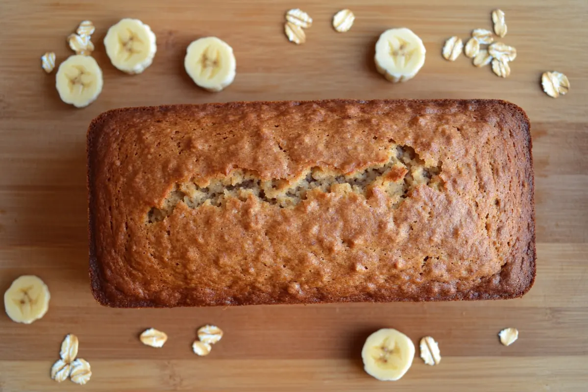 3 ingredient banana bread